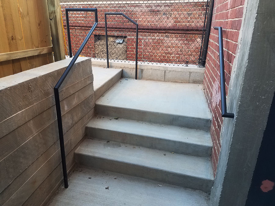Metal Handrail for Office Asheville NC